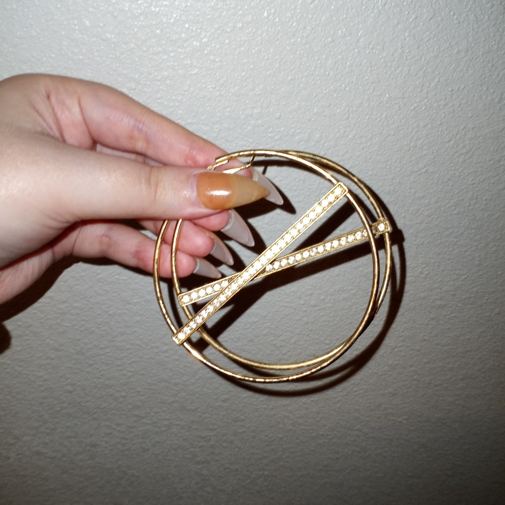hoop earrings